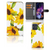 Hoesje voor Motorola Moto G54 Zonnebloemen zonnebloemen design voorkant binnenkant