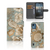 Hoesje voor Nokia C12 Vintage Bird Flowers design vleugelbloemen aanzicht