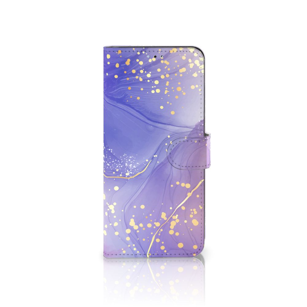OPPO A17 hoesje Watercolor Paars voorkant