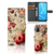 OPPO A72 OPPO A52 hoesje bloemen design voorzijde zij en achterkant
