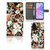 Hoesje voor OPPO A78 5G | A58 5G Dark Flowers case design flowers view