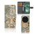 OPPO Find X6 hoesje voor OPPO Find X6 Vintage Bird Flowers voorzijde achterzijde binnenzijde