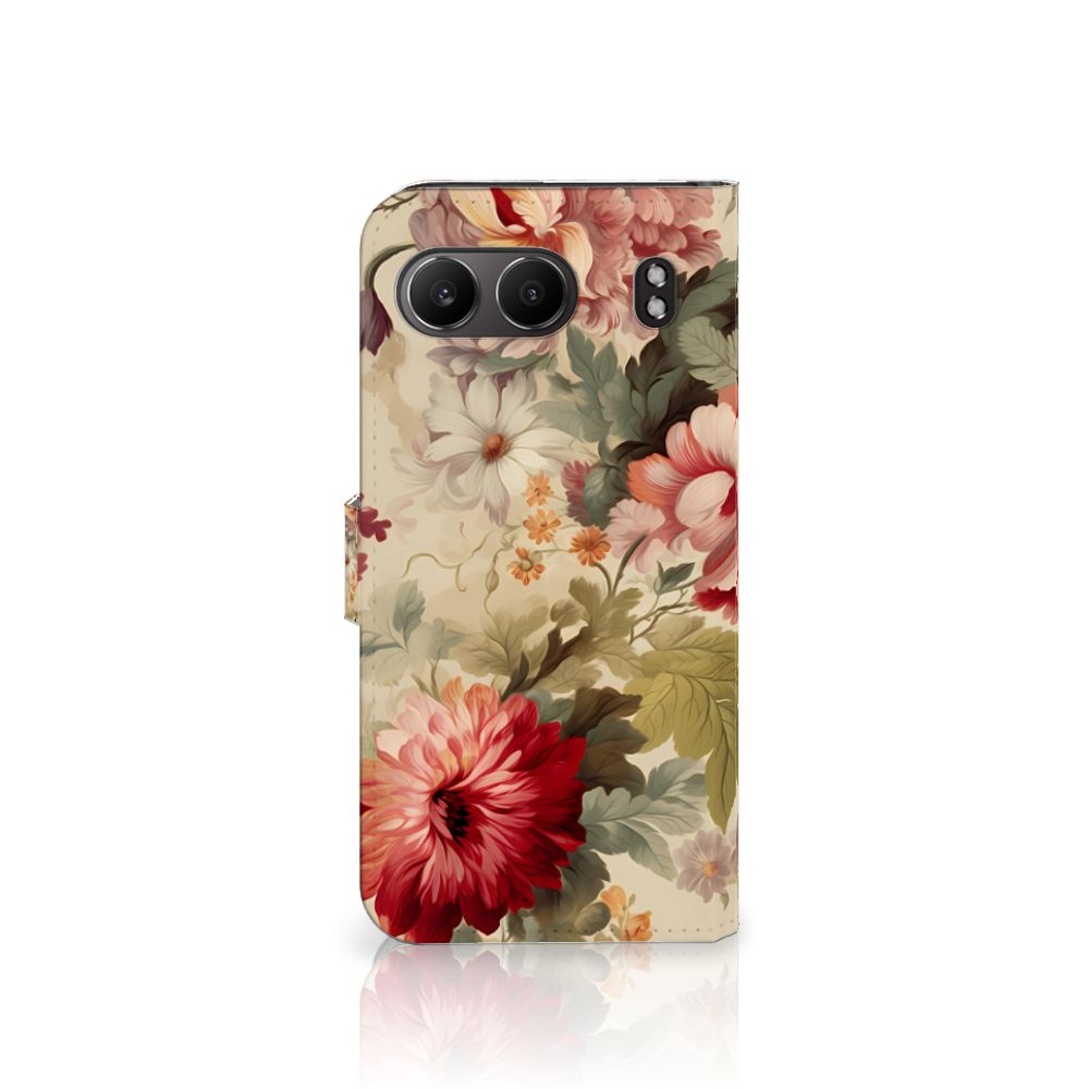 OnePlus Nord 4 hoesje voor OnePlus Nord 4 Bloemen bloemen design achterkant