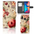 Samsung Galaxy A30 Hoesje voor Samsung Galaxy A30 Bloemen bloemen design voorkant achterkant