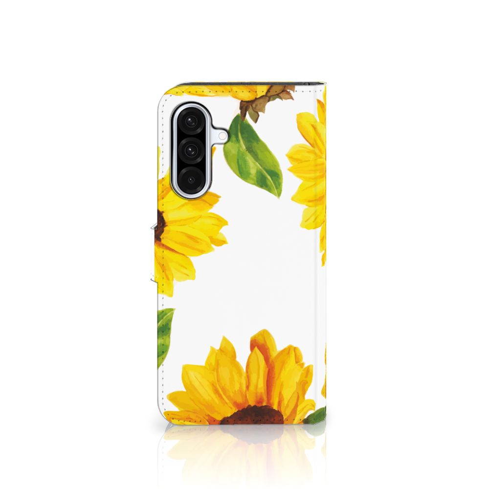 Samsung Galaxy A36 Hoesje voor Samsung Galaxy A36 Zonnebloemen voorkant