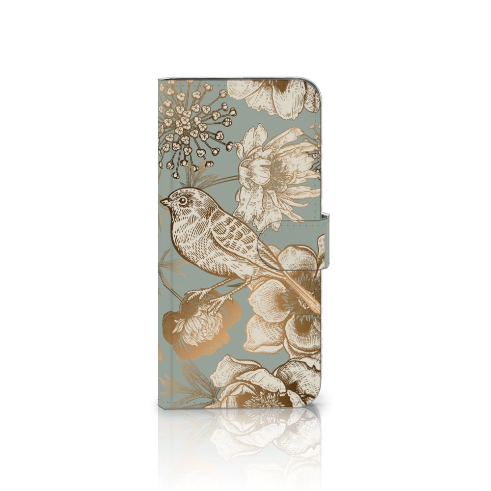 Samsung Galaxy A56 hoesje voor Samsung Galaxy A56 Vintage Bird Flowers voorkant