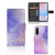 Samsung Galaxy A56 hoesje Watercolor Paars design voorkant binnen achterkant