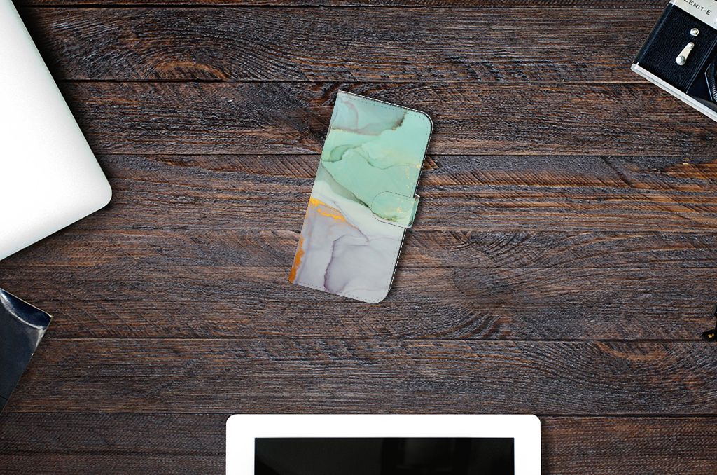 Samsung Galaxy S23 FE hoesje Watercolor Mix bovenaanzicht