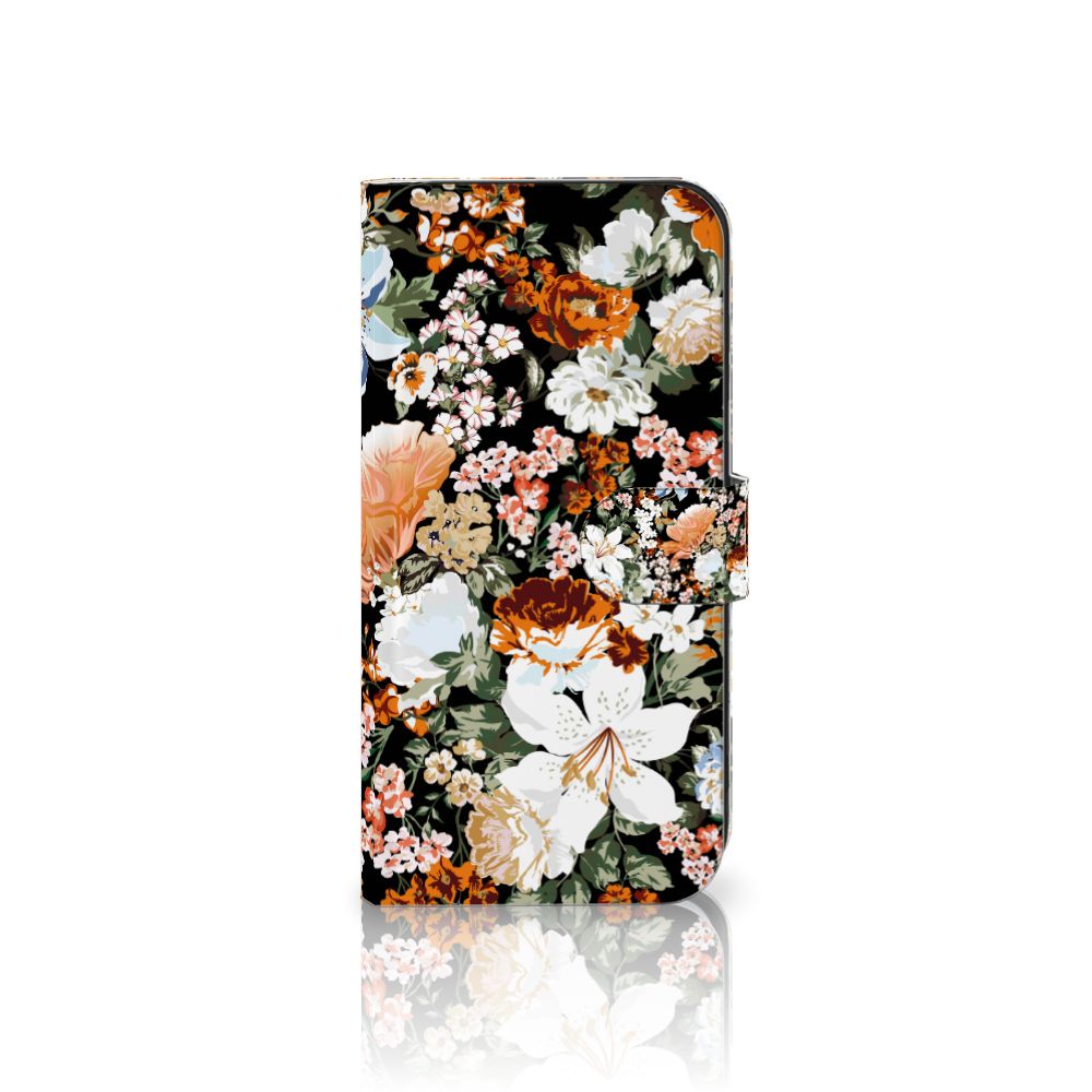 Samsung Galaxy S25 Plus hoesje Dark Flowers voorkant