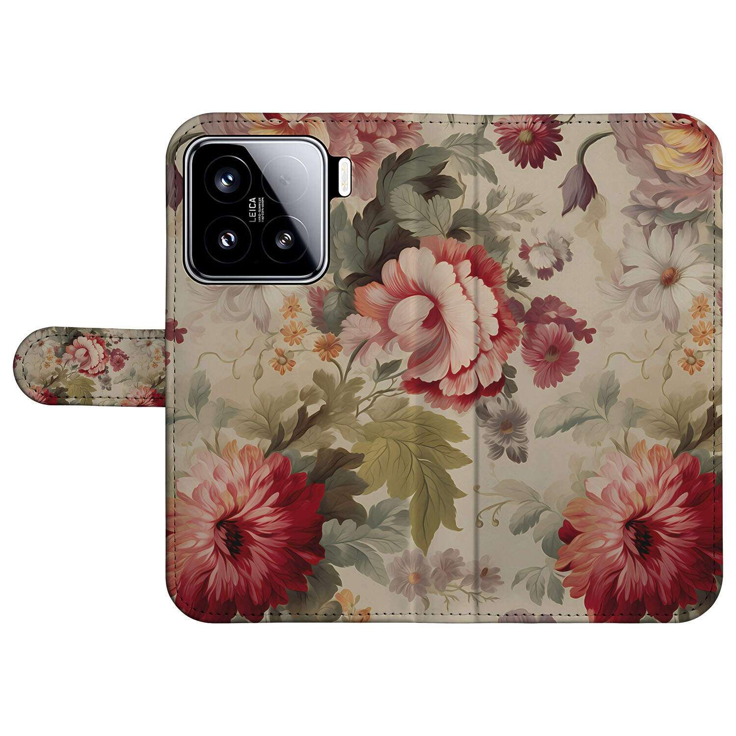 Xiaomi 15 Hoesje voor Xiaomi 15 Bloemen Design Voorzijde