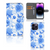 Hoesje voor iPhone 15 Pro Max Flowers Blue met prachtig Delftsblauw bloemenontwerp. đ¸