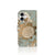 Hoesje voor iPhone 16 Vintage Bird Flowers design bloemen aanzicht