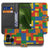 Fairphone 6 Kleurrijk Blokken Design Book Case Hoesje aanzicht