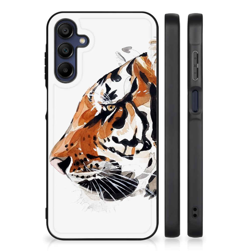 Kleurrijke Telefoonhoesje Samsung Galaxy A15 Watercolor Tiger B2C Telecom