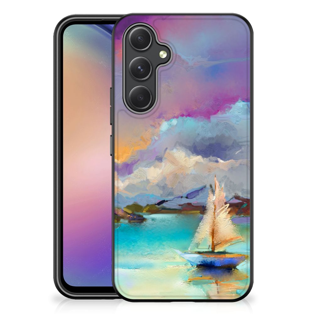 Kleurrijke Telefoonhoesje Samsung Galaxy A54 Boat