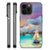 Apple iPhone 15 Pro Max Kleurrijke Telefoonhoesje Boat watercoloring zijkanten