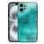Apple iPhone 16 Plus Kleurrijke Telefoonhoesje iPhone 16 Plus Painting Blue achterzijde turquoise design
