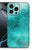Apple iPhone 16 Pro Max Kleurrijke Telefoonhoesje Painting Blue achterzijde design groen blauw