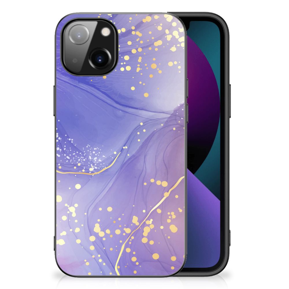 Kleurrijke Telefoonhoesje voor Apple iPhone 13 Watercolor Paars B2C Telecom