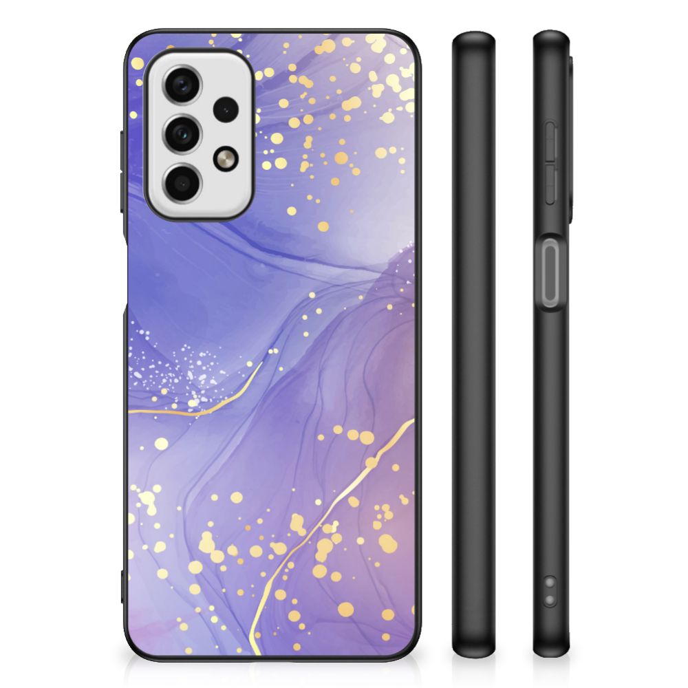 Kleurrijke Telefoonhoesje voor Samsung Galaxy A23 Watercolor Paars B2C Telecom