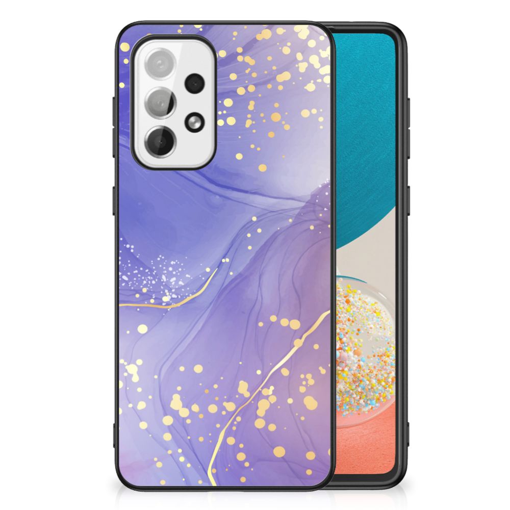 Kleurrijke Telefoonhoesje voor Samsung Galaxy A73 Watercolor Paars B2C Telecom