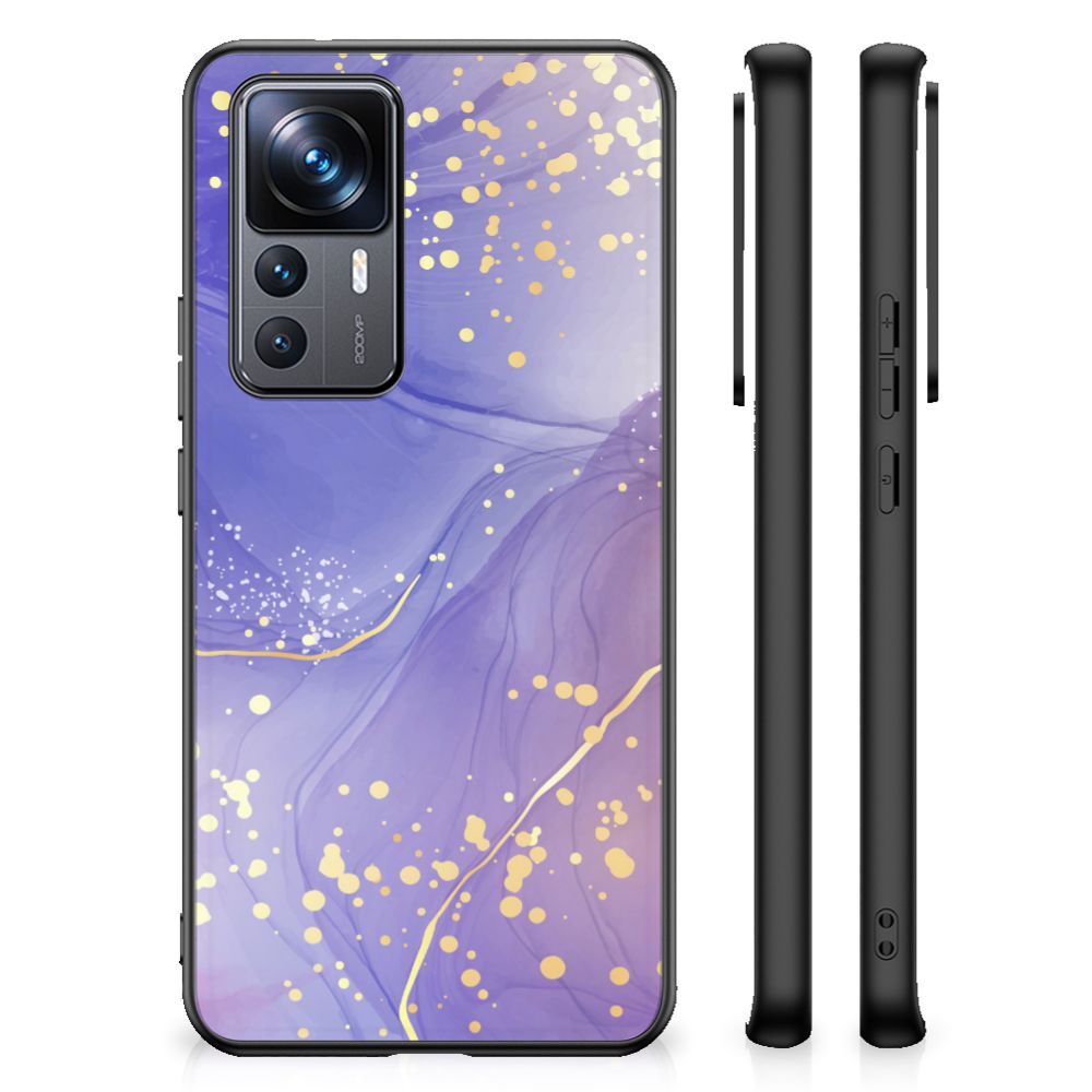 Kleurrijke Telefoonhoesje voor Xiaomi 12T | 12T Pro Watercolor Paars B2C Telecom