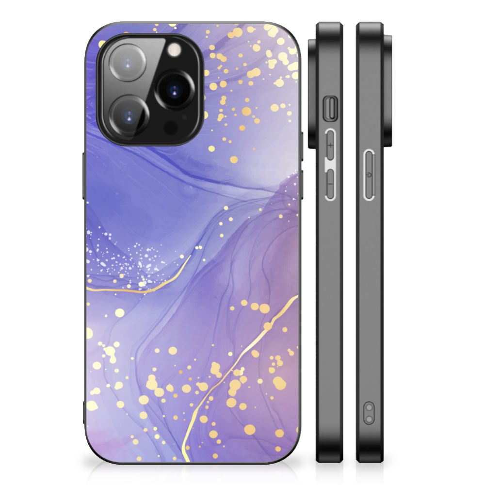 Kleurrijke Telefoonhoesje voor iPhone 14 Pro Max Watercolor Paars B2C Telecom