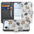 Konijntjes Hoesje Voor Apple iPhone Air Book Case konijntjesprint design frontzijde