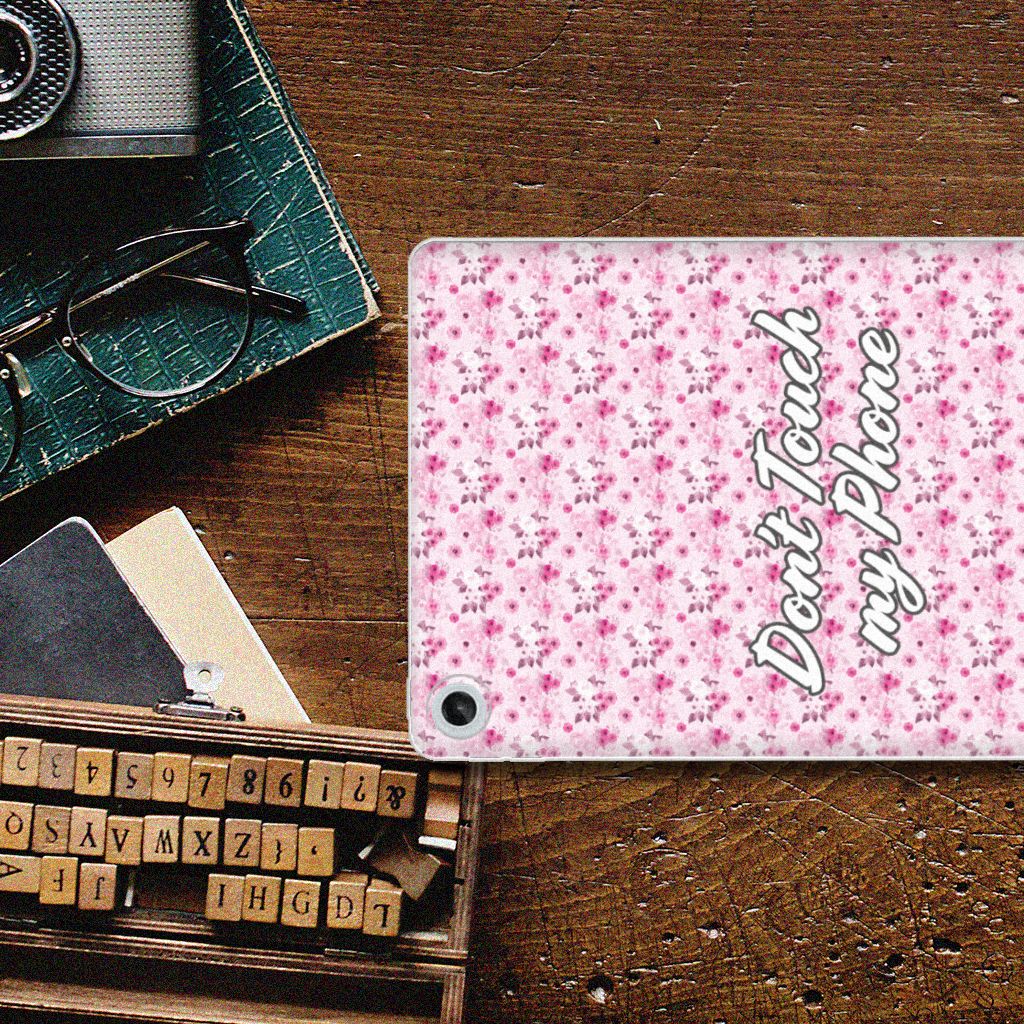 Lenovo Tab M10 Plus (3e generatie) Print Case Flowers Pink DTMP B2Ctelecom