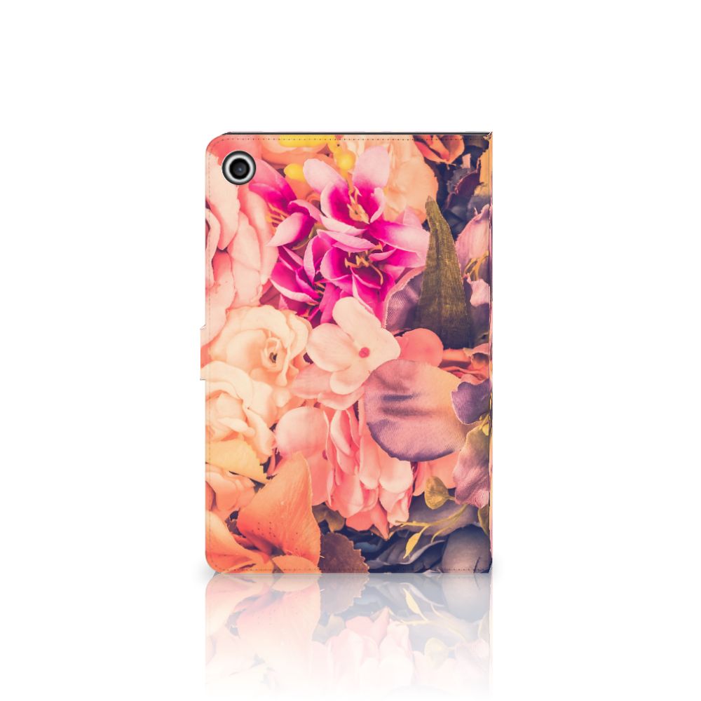 Lenovo Tab M10 Plus 3rd Gen 10.6 inch Tablet Cover Bosje Bloemen achterkant