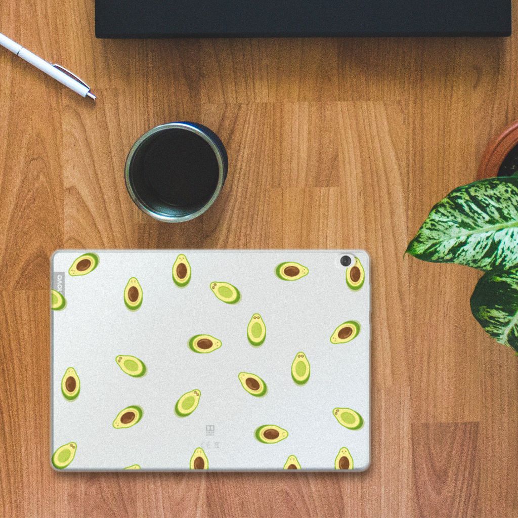 Lenovo Tab M10 Tablet Cover Avocado design bovenaanzicht