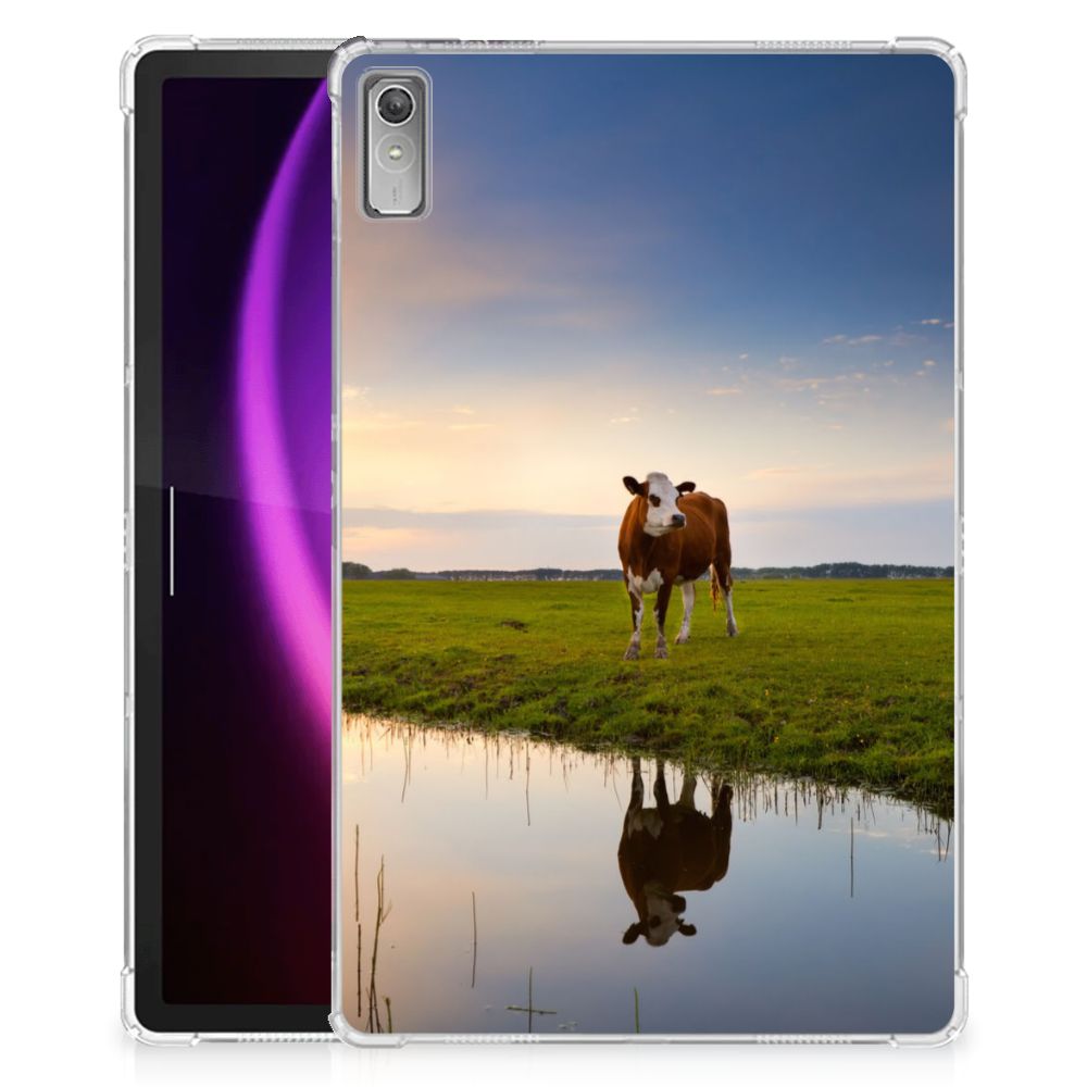 Lenovo Tab P11 Gen 2 Back Case Koe koe ondergang zon veld water