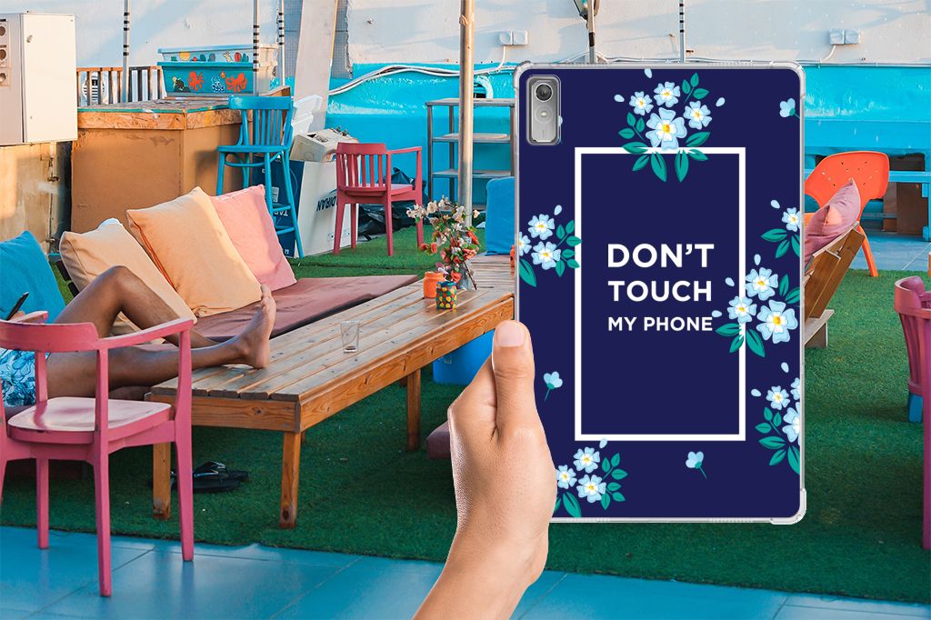 Lenovo Tab P11 Gen 2 Print Case Flowers Blue DTMP