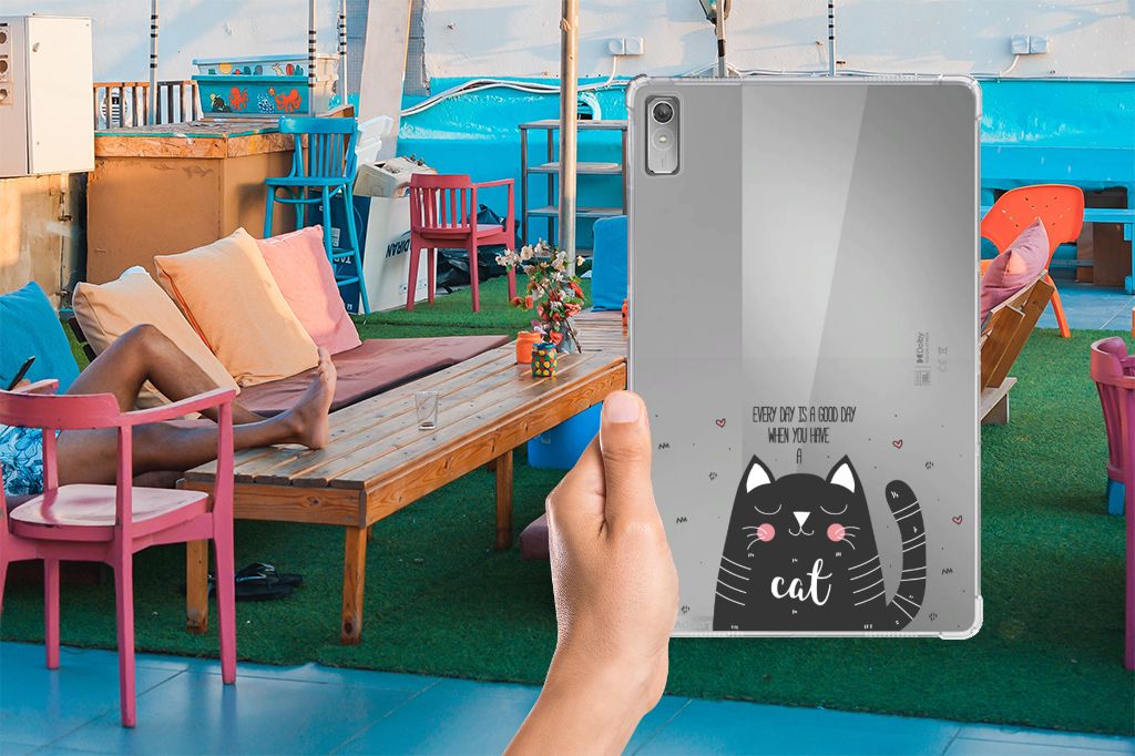 Lenovo Tab P11 Gen 2 Tablet Back Cover Cat Good Day