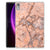 Lenovo Tab P11 Gen 2 Tablet Back Cover Marmer Oranje design marmer achterkant