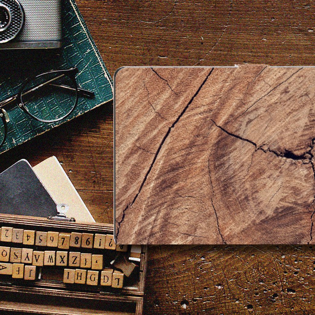 Lenovo Tab P11 | P11 Plus Tablet Book Cover Tree Trunk design close-up