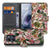 Motorola Moto G86 Bookcase Paars Wit Bloemen Voorzijde met Pasjes.
