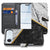 Apple iPhone Air Marble White Black Hoesje voor Apple iPhone Air Book Case binnenkant