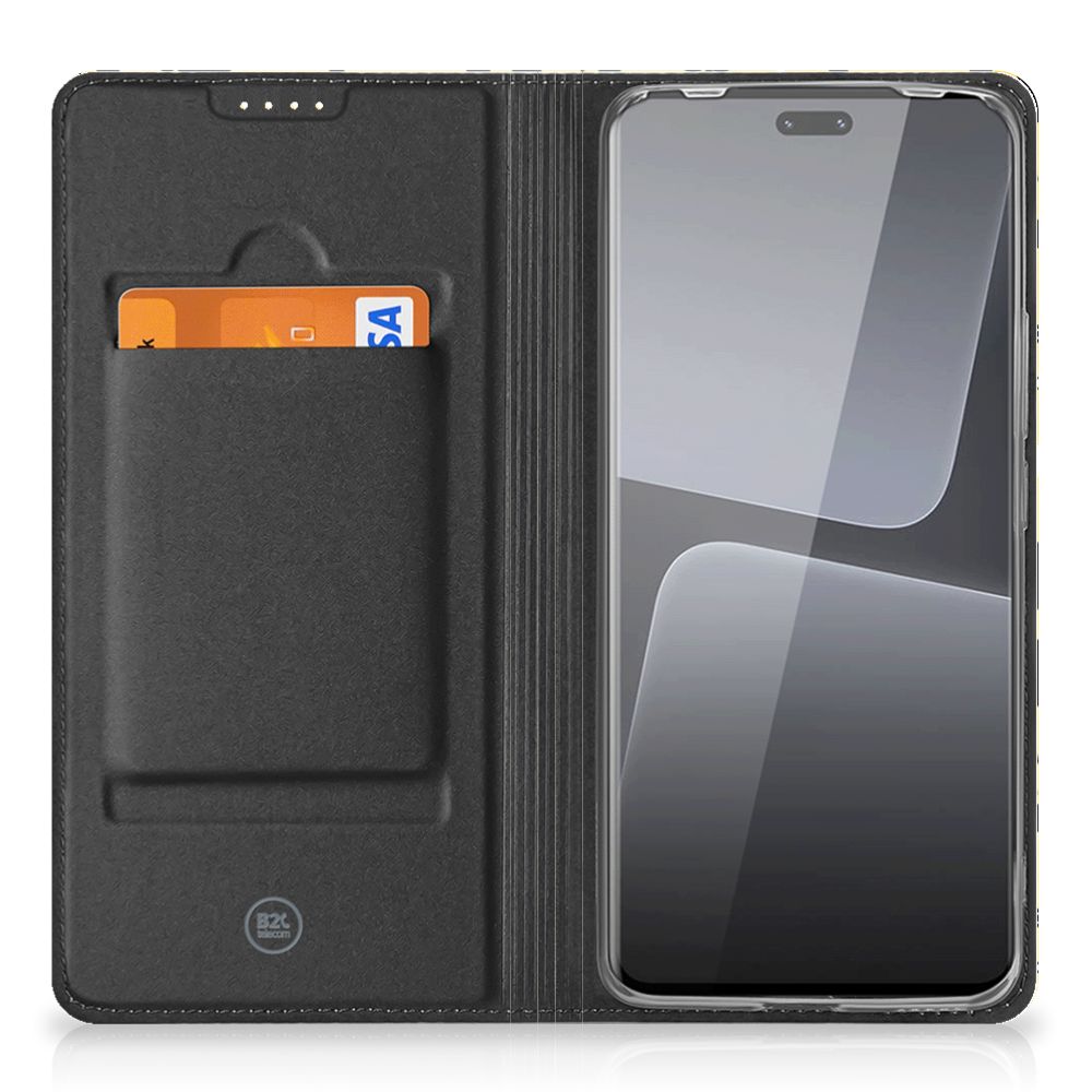 Mobiel BookCase Xiaomi 13 Lite Punk Geel