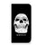 Mobiel BookCase iPhone 15 Pro Max Skull Eyes voorzijde design skull