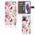 Motorola Edge 30 Ultra Hoesje Butterfly Roses case design roze vlinders rozen aanzicht