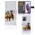 Motorola Edge 30 Ultra Telefoonhoesje met Pasjes Paarden paarden design voorzijde en binnenkant