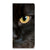 Motorola Edge 40 Hoesje maken Zwarte Kat met close-up van een zwarte kat oog, perfect cadeau voor dierenliefhebbers.
