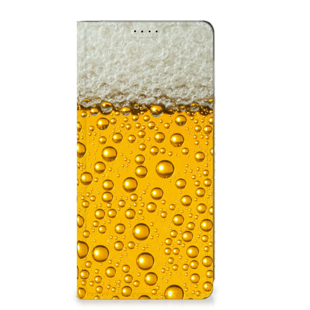 Motorola Edge 40 Neo Flip Style Cover Bier design bierprint voorkant