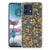 Motorola Edge 40 Neo TPU Case Gouden Bloemen design achterzijde