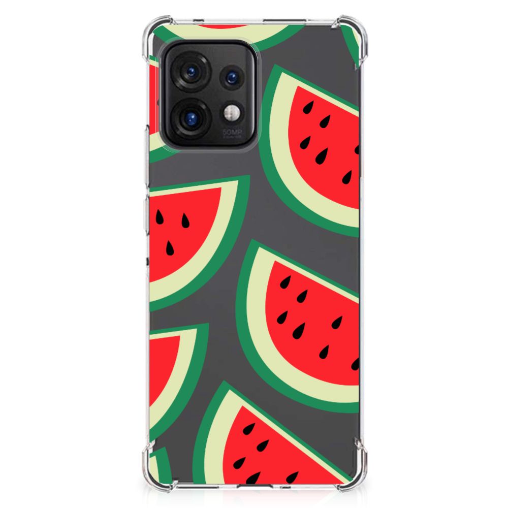 Motorola Edge 40 Pro Beschermhoes Watermelons telefoonhoesje watermeloenen design achterkant