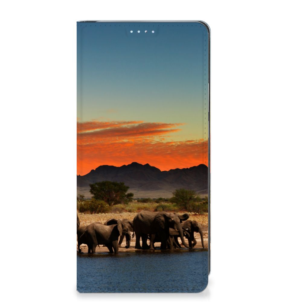 Motorola Edge 40 Pro Hoesje maken Olifanten