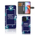 Motorola Edge 40 Pro Portemonnee Hoesje Flowers Blue DTMP met 'Don't Touch My Phone' ontwerp en ruimte voor pasjes.