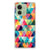 Motorola Edge 40 TPU bumper Geruit met kleurrijk ruitjesdesign, perfect als cadeau voor gebruiksgemak en uitstraling.