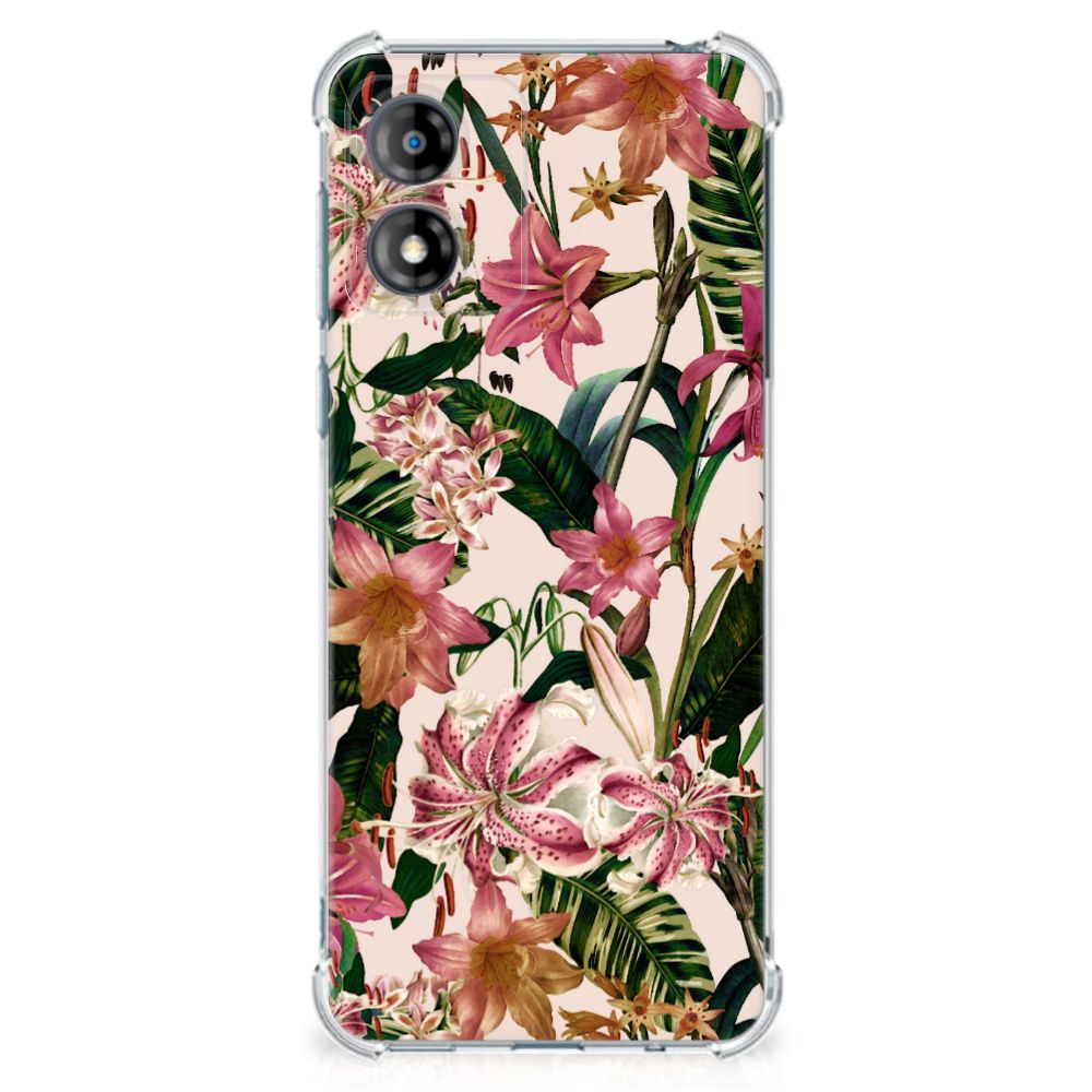 Motorola Moto E13 Case Flowers B2C Telecom